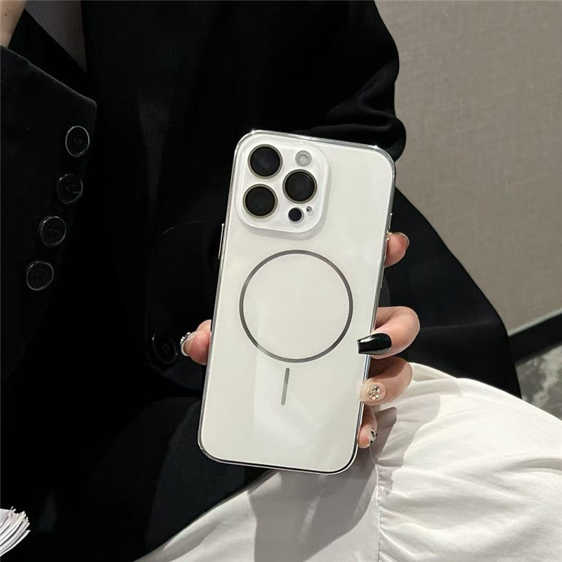 magsafeケース ガラス iphne17pro/16 ケース シンプル おしゃれ お揃いケース GUESTCASE