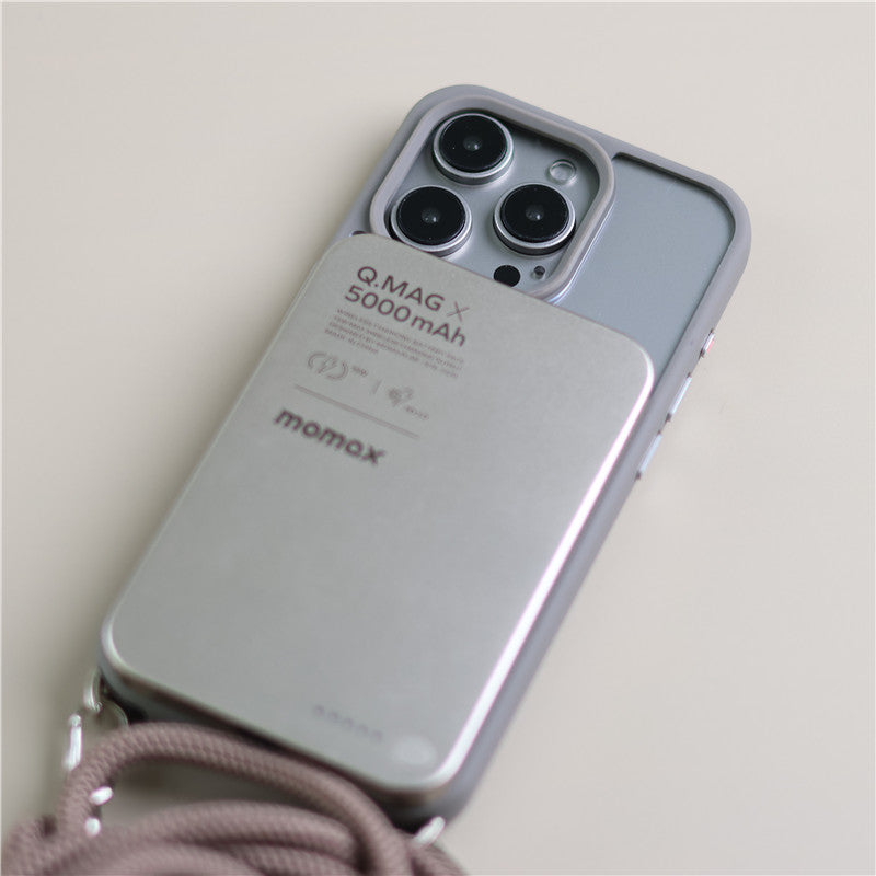 ストラップ付き iphone クリアケース ショルダー magsafe対応 隠しストラップホール付き GUESTCASE