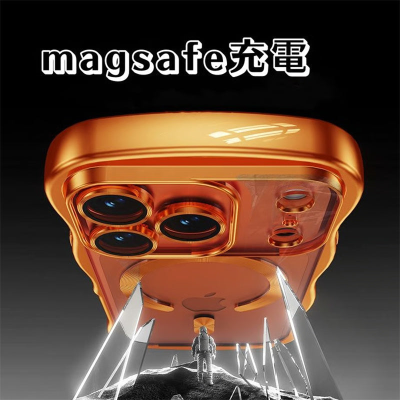 iphone ケース うねうね 透明 iphone17pro マグセーフ 対応 ケース 衝撃に強い