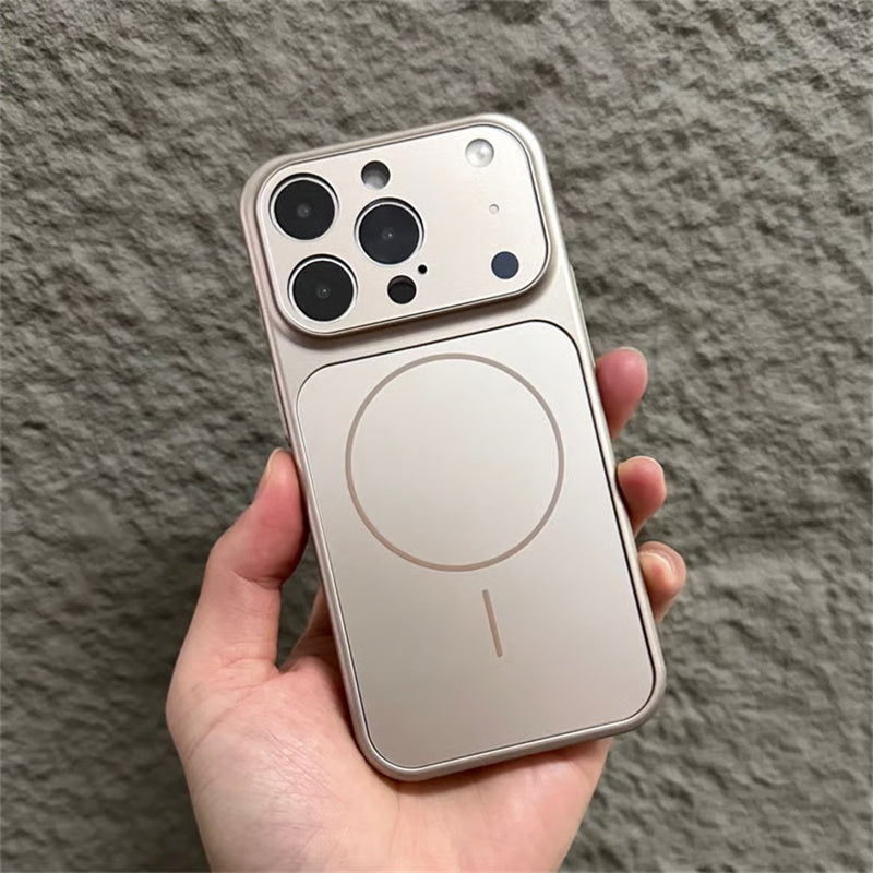 高品質 iphone17/17pro オレンジ に 合う ケース マット・ガラス iphone ケース カメラ 保護 guestcase デザートチタニウム iPhone17