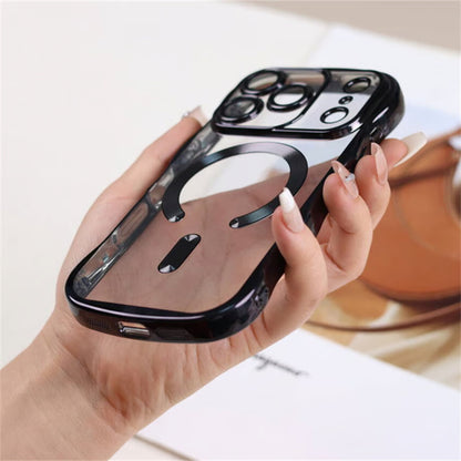 iphone ケース うねうね 透明 iphone17pro マグセーフ 対応 ケース 衝撃に強い