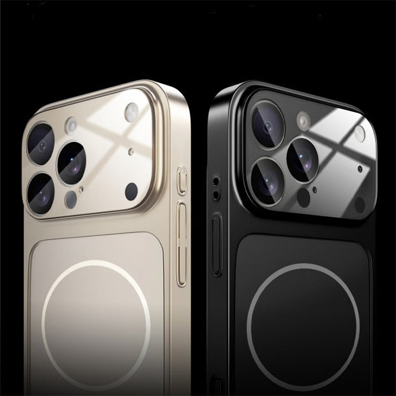 高品質 iphone17/17pro オレンジ に 合う ケース マット・ガラス iphone ケース カメラ 保護 guestcase