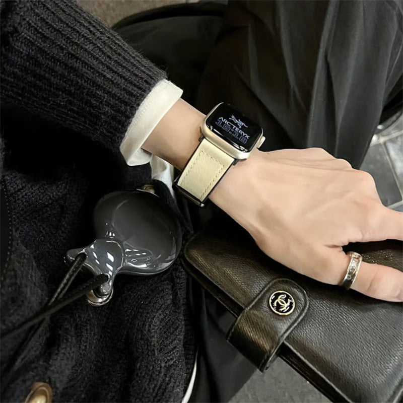 「男女兼用」apple watch series 11 バンド マグネット アップル ウォッチ バンド 革+シリコン guestcase