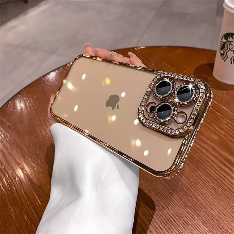 iPhone17/17pro ケース かわいい キラキラ iphoneケース 人気 おしゃれ カメラまで保護 guestcase