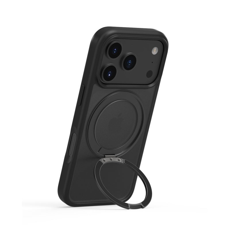 サラサラ感iPhone半透明ケース 滑り止め指紋防止 シンプルiPhone17/17proケース マグセーフ充電 GETCASE