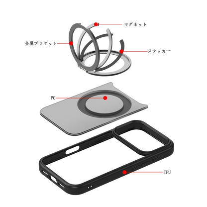 サラサラ感iPhone半透明ケース 滑り止め指紋防止 シンプルiPhone17/17proケース マグセーフ充電